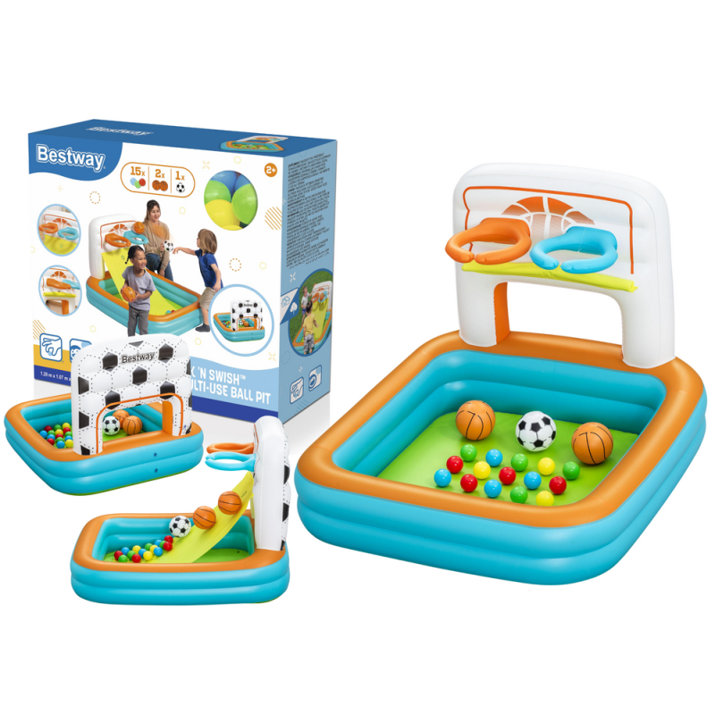 Dmuchany plac zabaw z piłkami 120 x 107 x 84 cm bestway 52728