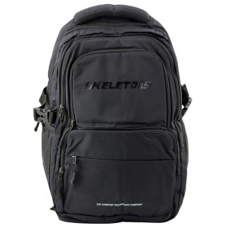 Plecak miejski funkcjonalny 9 kieszeni czarny 35l 48cm