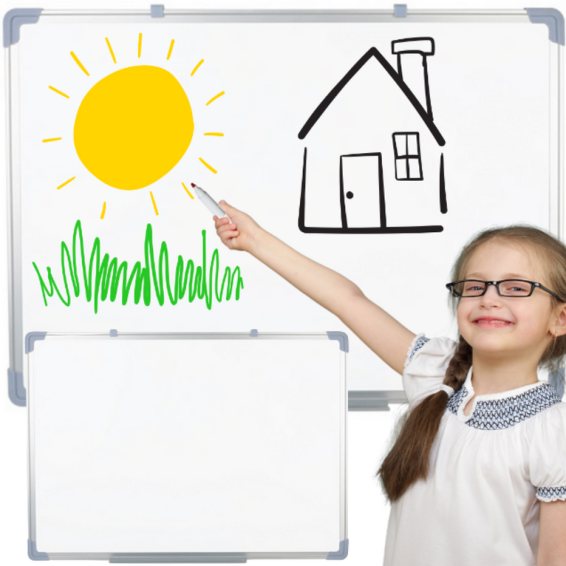 Tablica magnetyczna do zawieszenia suchościeralna biała 45x60cm Tablica magnetyczna do zawieszenia suchościeralna biała 45x60cm