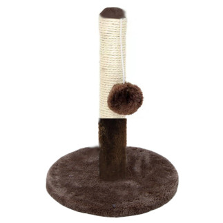Drapak dla kota  słupek do drapania wieża ciemnobrązowy 40 cm x 30 cm