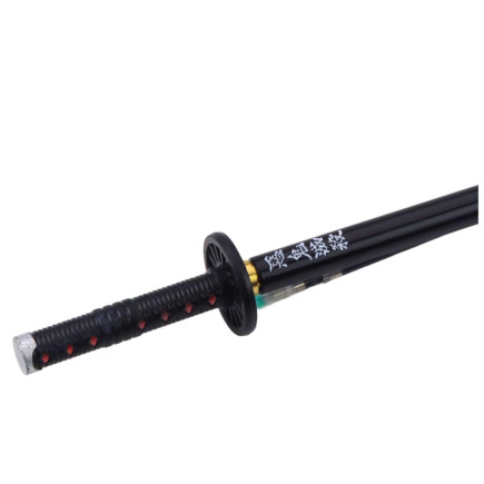 Długopis miecz katana anime metalowy czarny tusz wymienny wkład czarny