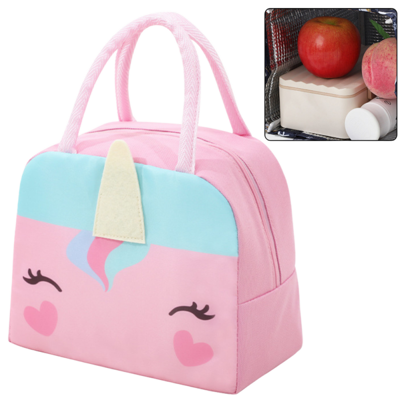 Torba termiczna izolacyjna śniadaniowa lunch bag jednorożec 23cm Torba termiczna izolacyjna śniadaniowa lunch bag jednorożec 23cm