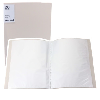 Teczka z koszulkami album ofertowy 20 stron a4 beżowa