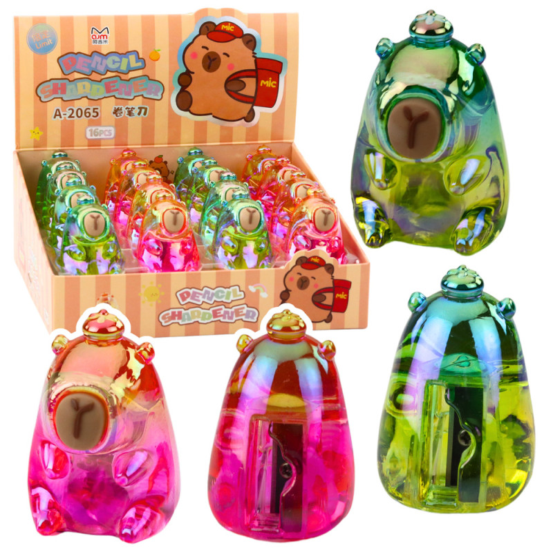 Temperówka strugaczka kapibara standardowa kolorowa mix