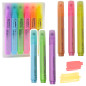 Zestaw zakreślaczy szkolne biurowe kolorowe 6szt.