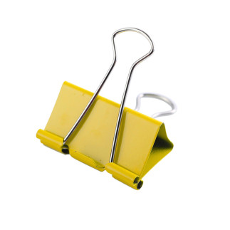 Zestaw klipsów spinaczy biurowych do papieru kolorowe 8szt 25mm