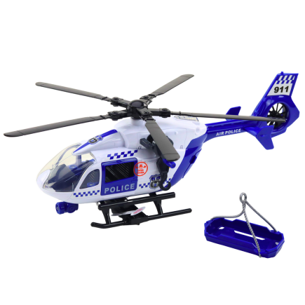 Helikopter policyjny hak nosze światła dźwięki 1:12