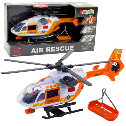 Helikopter ratunkowy hak nosze światła dźwięki 1:14