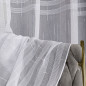Firanka fantazyjna z ołowianką, wysokość 300cm, kolor 002 biały ze srebrną nitką