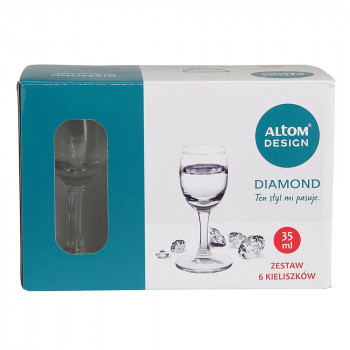 Diamond Kpl. 6 Kieliszków do Wódki 35ml - EAN: 5906948793538