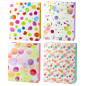 Torba prezentowa kropki akwarelowe pastelowe  32 × 26 × 10 cm