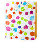Torba prezentowa kropki akwarelowe pastelowe  32 × 26 × 10 cm