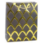 Torba prezentowa elegancka złote zdobienia  32 x 26 x 12 cm