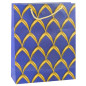 Torba prezentowa elegancka złote zdobienia  32 x 26 x 12 cm