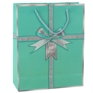Torba prezentowa kokarda just for you 32 x 26 x 12 cm