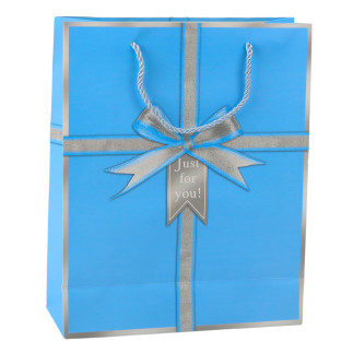 Torba prezentowa kokarda just for you 32 x 26 x 12 cm