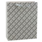 Torba prezentowa efekt geometrii 3d szara 32 x 26 x 10,5 cm Torba prezentowa efekt geometrii 3d szara 32 x 26 x 10,5 cm