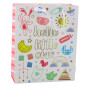 Torba prezentowa na narodziny dziecka hello little one  32 x 26 x 10 cm
