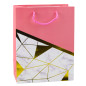 Torba prezentowa wzory geometryczne marmur 23 x 18 x 10,5 cm