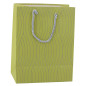 Torba prezentowa papierowa srebrne linie faliste 23 x 18 x 10,5 cm