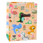 Torba prezentowa papierowa zwierzęta safari 23 x 18 x 10,5 cm