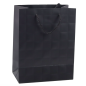 Torba prezentowa elegancka tłoczone kwadraty 23 x 18 x 10,5 cm