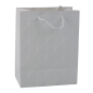 Torba prezentowa elegancka tłoczone kwadraty 23 x 18 x 10,5 cm