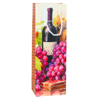 Torba prezentowa na wino butelkę papierowa 35 x 12 x 9 cm