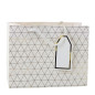 Torba prezentowa geometryczna złote linie 23 x 18 x 10 cm