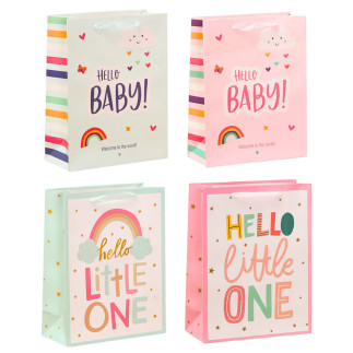 Torba prezentowa dla dziecka hello baby little one 36 x 12 x 10cm