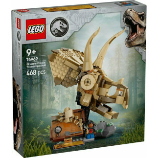 Lego 76969 jurassic world szkielety dinozaurów: czaszka triceratopsa