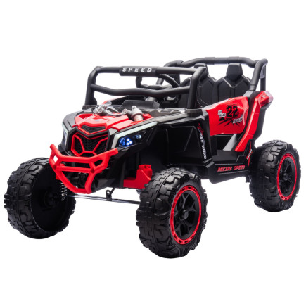 Pojazd na akumulator m2 czerwony 4x4