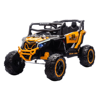 Pojazd na akumulator m2 żółty 4x4