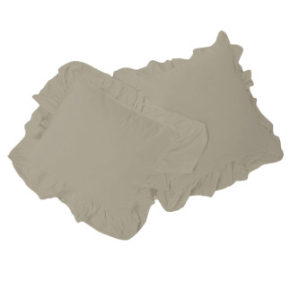Poszewka Bawełniana Komplet Oxfordtan/2X40X40 Stonewashed