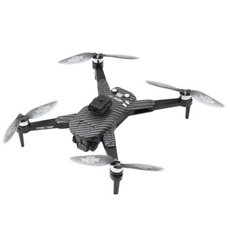 Dron y329 kamera hd wifi światła led aplikacja czarny karbonowy