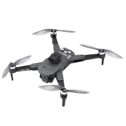 Dron y329 kamera hd wifi światła led aplikacja czarny karbonowy