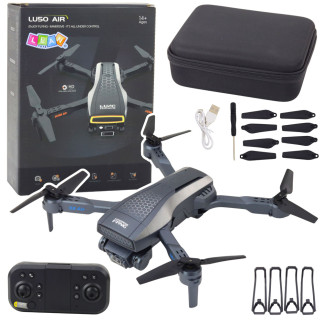 Dron lu50 air podwójna kamera hd mv video światła led aplikacja