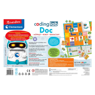 Zestaw edukacyjny robot doc nauka robotyka edukacyjna język polski clementoni 50730