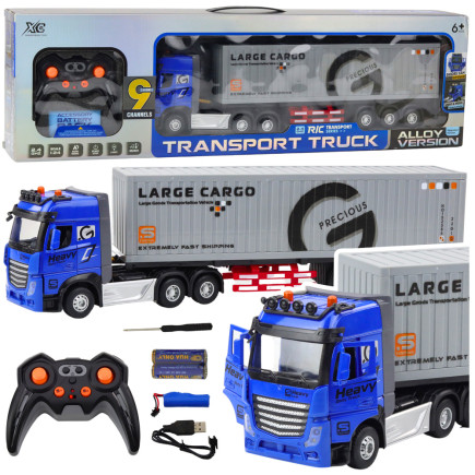 Ciężarówka transportowa z kontenerem zdalnie sterowana rc 1:24