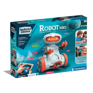 Naukowa zabawa zestaw robot mio nowa generacja język polski clementoni 50632