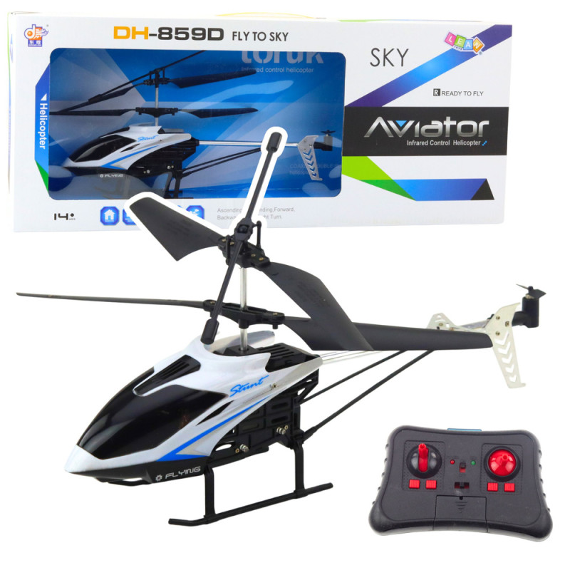 Helikopter zdalnie sterowany rc aviator dh-859d led 360°