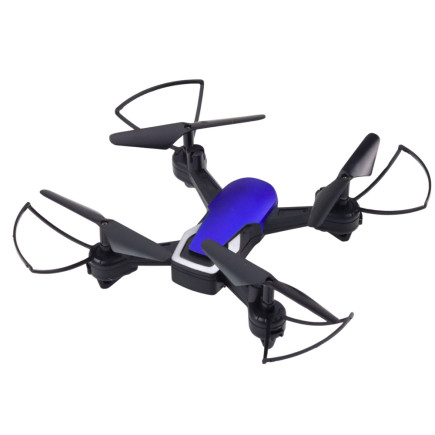 Dron sześcioosiowy żyroskop światła led obrót 360° niebieski