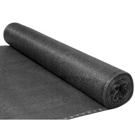 Siatka cieniująca na ogrodzenie płot maskująca szara 1.5m 10m 140g/m²