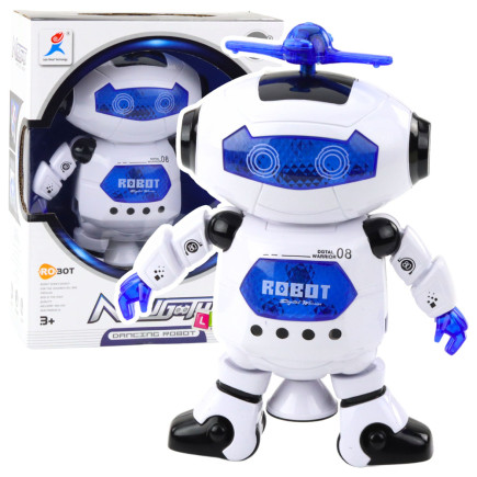 Elektroniczny robot interaktywny tańczący światła dźwięki