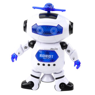 Elektroniczny robot interaktywny tańczący światła dźwięki