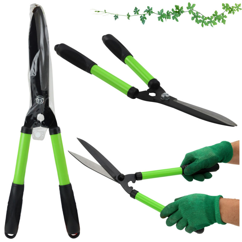 Sekator do żywopłotu krzewów nożyce ogrodowe etui 53cm