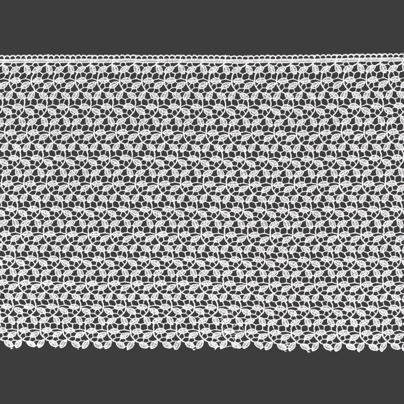 Koronka gipiurowa, wysokość 40cm, kolor 002 offwhite