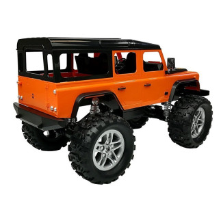 Auto zdalnie sterowane land rover defender r/c pomarańczowe 1:14