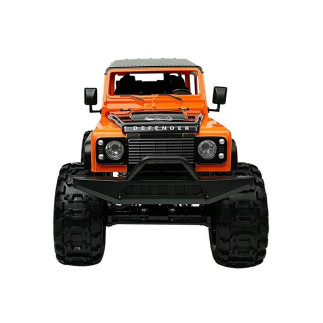 Auto zdalnie sterowane land rover defender r/c pomarańczowe 1:14