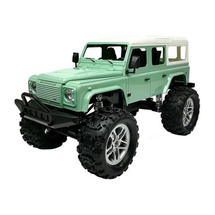 Auto zdalnie sterowane land rover defender d110 r/c zielony 7.5 km/h 1:14 2.4g